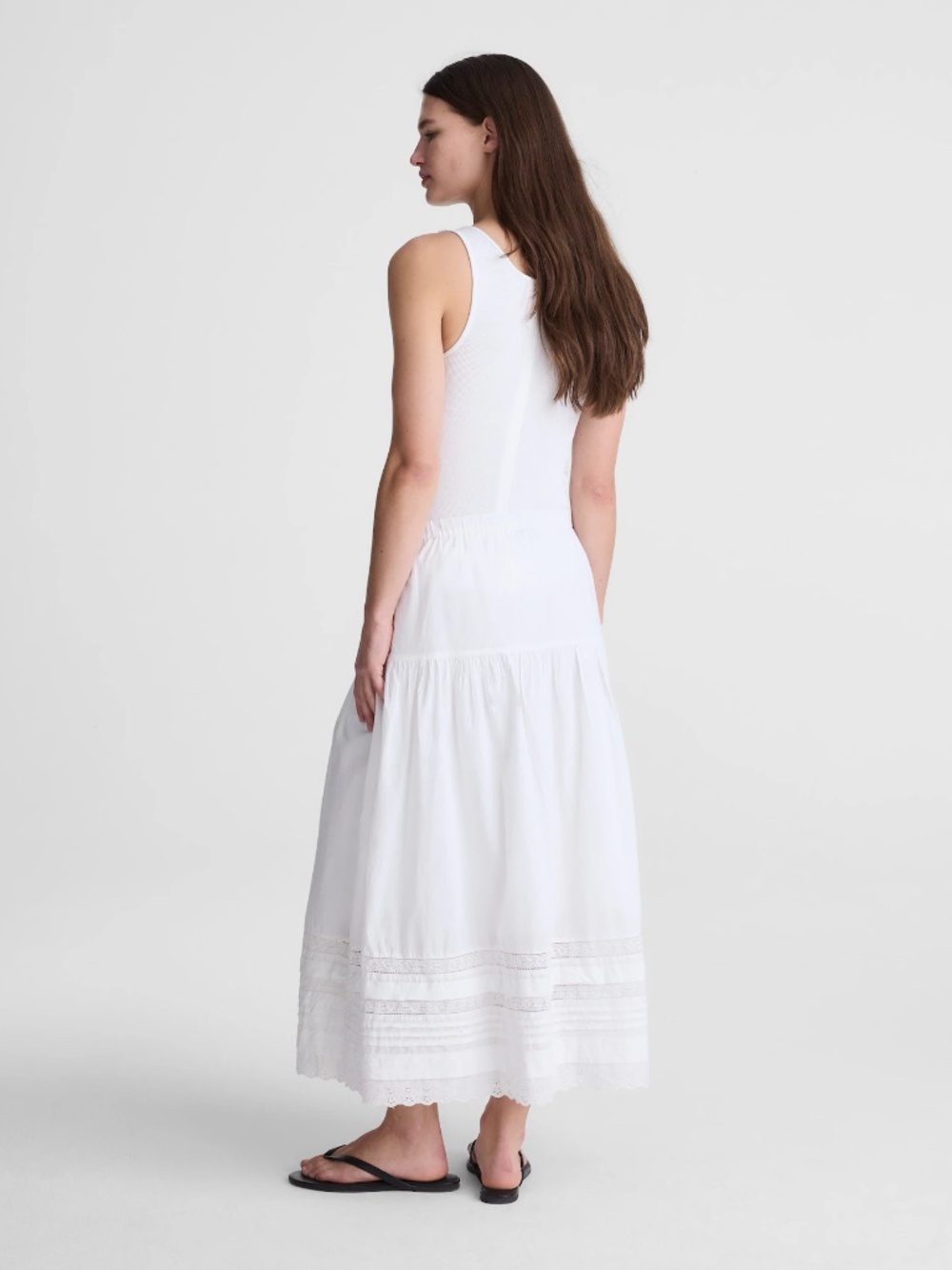 Madewell Pintucked Midi Skirt - Picture 3 of 11